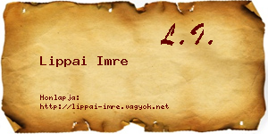 Lippai Imre névjegykártya